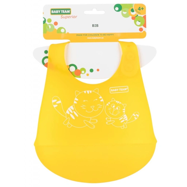 Нагрудничок Baby Team Силіконовий (6591) - picture 2