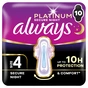 Гигиенические прокладки Always Platinum Secure Night (Размер 4) 10 шт. (8001841449906) - уменьшенное изображение 1