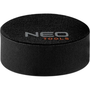 Диск полірувальний Neo Tools полірувальний, губка м’яка, на липучці, 80x25мм (08-976) изображение 1