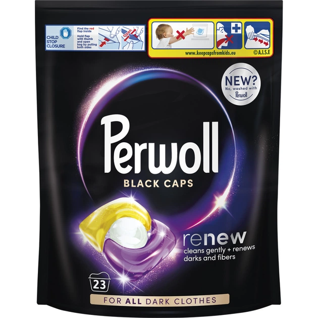 Капсули для прання Perwoll Для темних та чорних речей 23 шт. (9000101810561) - зображення 1
