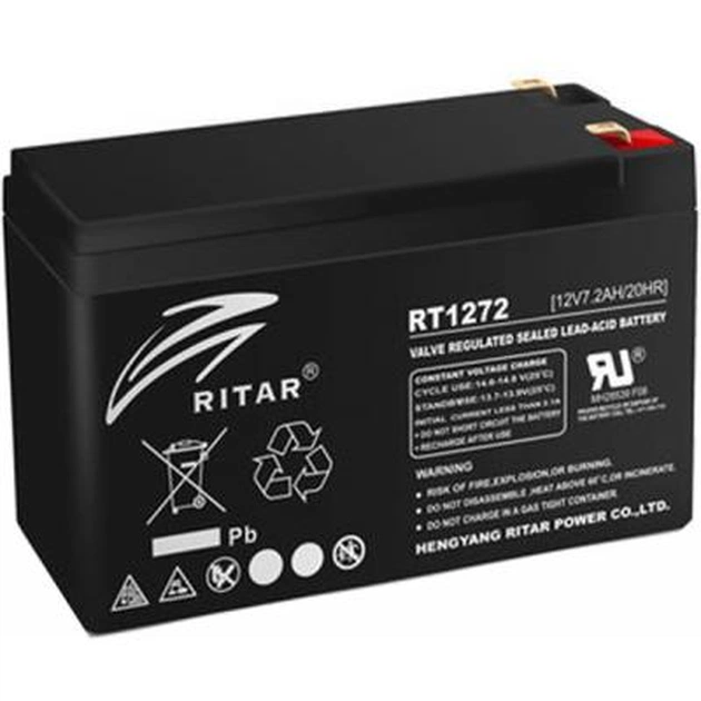 Батарея к ИБП Ritar AGM RT1272B, 12V-7.2Ah (RT1272B) - изображение 1