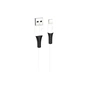 Дата кабель USB 2.0 AM to Lightning 1.0m 2.4A silicone X82 white HOCO (6931474768544) - уменьшенное изображение 1