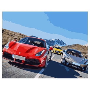 Картина по номерам Strateg Перегони на машинах VA-1122 40х50 см (4820220564054) зображення 1