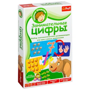 Настільна гра Trefl АБВГДейка. Цікаві цифри (02162) зображення 1