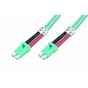 Оптичний патчкорд Digitus LC/UPC-LC/UPC, 50/125, OM3 (Multimode), Duplex, 3m (DK-2533-03/3) - уменьшенное изображение 2