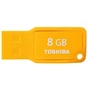 USB флеш накопичувач Toshiba 8GB Mikawa Yellow USB 2.0 (THN-U201Y0080M4) - зменшене зображення 1