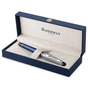 Ручка пір'яна Waterman EXPERT Deluxe Metallic Blue CT  FP F (10 051) - зменшене зображення 5
