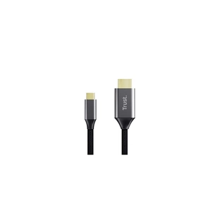 Кабель мультимедійний USB-C to HDMI M 2.0m black Trust (25630_TRUST) зображення 1