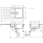 Мийка кухонна Hansgrohe S520-F530 (43357170) - зменшене зображення 5
