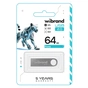 USB флеш накопичувач Wibrand 64GB Puma Silver USB 2.0 (WI2.0/PU64U1S) - зменшене зображення 2