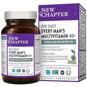 Мінерали New Chapter Щоденні Мультівітаміни Для Чоловіків 40+, Every Man's, 24 Та (NC0369) зображення 1