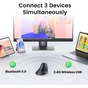 Мишка Ugreen MU008 Vertical Wireless Black (25444) - зменшене зображення 9