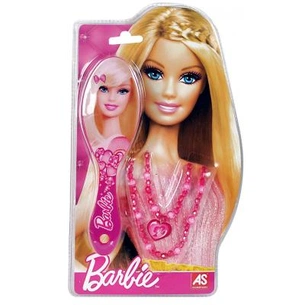 Аксесуар до ляльки Barbie Расческа и бусы (1027-25520-1) зображення 1