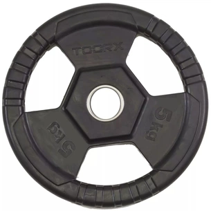 Диск для штанги Toorx 1 кг 25 мм Чорний (DGG-1) (931404) зображення 1