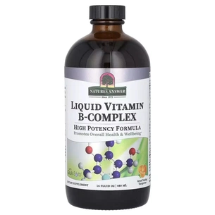 Вітамін Nature's Answer Рідкий комплекс вітамінів групи B, смак мандарину, Liquid (NTA-26107) зображення 1