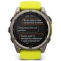 Смарт-годинник Garmin fenix 8 51mm,Saph Solar, BareTi/Graphite,AmpYe/GrphBnd (010-02907-21) - уменьшенное изображение 8