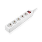 Мережевий фільтр живлення REAL-EL RS-Protect M 1.8m, white (EL122300025) - зменшене зображення 7