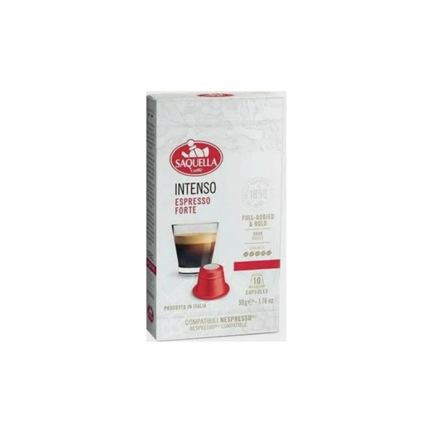 Кава SAQUELLA Espresso Intenso в капсулах 10 шт (8002650007738) - изображение 1
