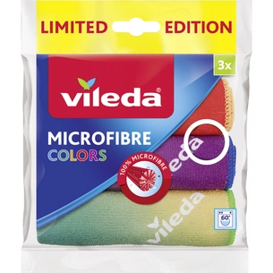 Серветки для прибирання Vileda Microfibre Colors Design 3 шт. (4023103208124) зображення 1