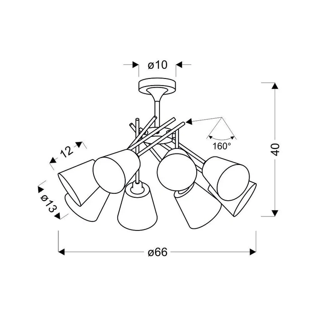 Люстра Candellux VOX (38-70647) - picture 3
