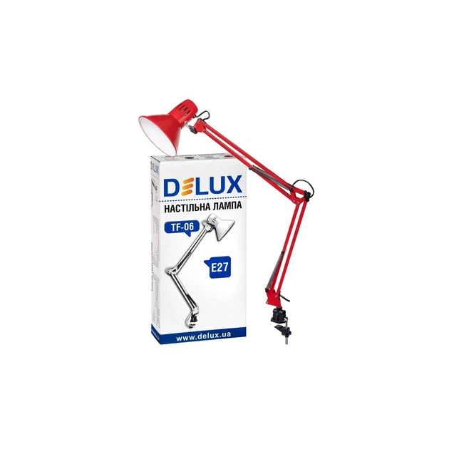 Настільна лампа Delux TF-06 E27 Червона (90012373) - picture 2