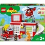 Конструктор LEGO DUPLO Town Пожежна частина та вертоліт 117 деталей (10970) - зменшене зображення 1