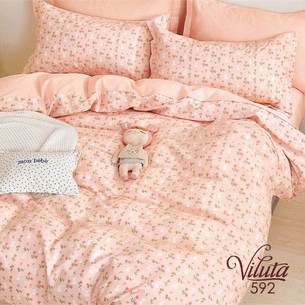 Постільна білизна Viluta Сатин Твіл 592 214х150 підліткова (592_pd) зображення 1