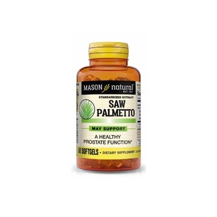 Трави Mason Natural З Пальметто екстракт, Простати, Saw Palmetto, 60 ге (MAV-12905) зображення 1