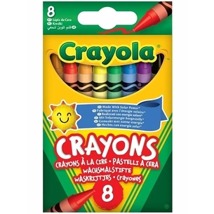 Олівці кольорові Crayola воскові, 8 шт (52-3008) зображення 1