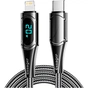 Дата кабель USB-C to Lightning 2.0m 20W Digital Display black Essager (EXCTL-YDA01) - зменшене зображення 1