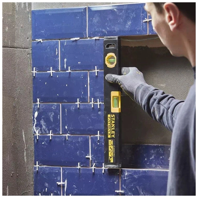 Рівень Stanley FatMax WATERFIT CLASSIC PRO, алюмінієвий каркас, L=400 мм, 2 капс. (FMHT42553-1) - picture 5