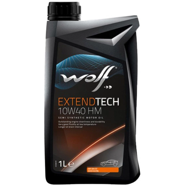 Моторное масло Wolf EXTENDTECH 10W40 HM 1л (8302114) - изображение 1
