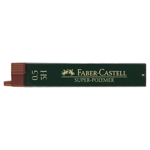 Грифель для механічного олівця Faber-Castell Super-Polymer 3Н (діаметр 0,5 мм), 12 штук в пеналі (27659) зображення 1
