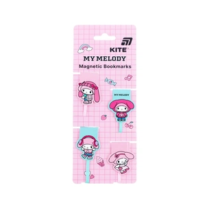 Закладки для книг Kite набір магнітних закладок-лясе My Melody (HK26-497-1) зображення 1