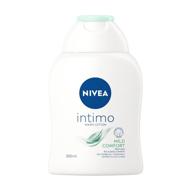 Гель для интимной гигиены Nivea Intimo Mild Comfort Мягкий комфорт С экстрактом ромашки 250 мл (9005800398013) - изображение 1