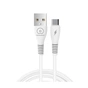 Дата кабель USB 2.0 AM to USB-C 1.0m 2.4A X195 white WUW (WUW-X195TC) - зменшене зображення 1