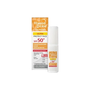 Засіб від засмаги Біокон Hirudo Derm Sun Protect Ultra Protect Face SPF 50+ Сонцезахисний крем для обличчя 50 мл (4820160038547) изображение 1