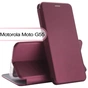 Чохол до мобільного телефона BeCover Exclusive Motorola Moto G55 Red Wine (713521) - зменшене зображення 1