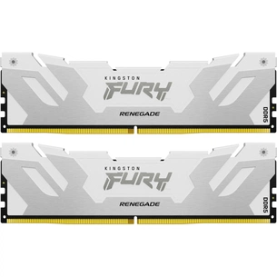 Модуль пам'яті для комп'ютера DDR5 32GB (2x16GB) 7200 MHz Renegade White XMP Kingston Fury (ex.HyperX) (KF572C38RWK2-32) зображення 1