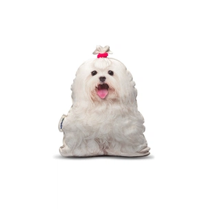 М'яка іграшка Surpriziki Мальтійська болонка, реалістична іграшка-подушка (6615207) зображення 1