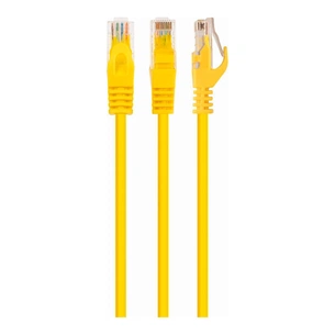 Патч-корд Cablexpert 5м UTP cat 6 CCA yellow (PP6U-5M/Y) зображення 1