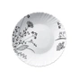 Тарілка Vittora "Чорно-біле Суцвіття" Wave Dinner 22 см (V-220BW) - зменшене зображення 1