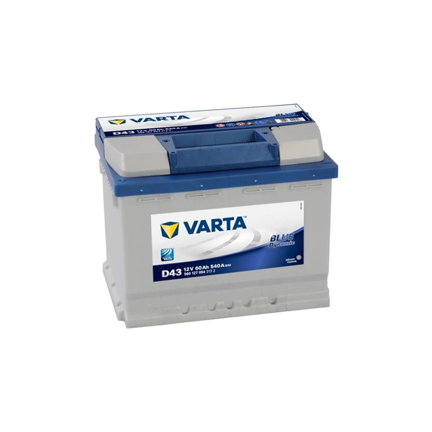 Аккумулятор автомобильный Varta 60Ач Blue Dynamic D43 (560127054) - изображение 1