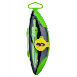 Циркуль ZiBi NEON START, у тв. футляр, зап.грифель, салатовий, KIDS Line (ZB.5323NS-15) зображення 1
