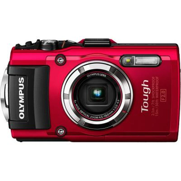 Цифровий фотоапарат Olympus TG-3 Red (V104140RE000) - изображение 1