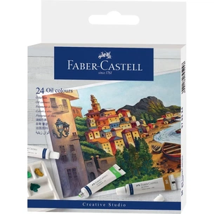 Масляные краски Faber-Castell Creative Studio 24 кольора, 24 туб х 9 мл (379524) (32070) изображение 1