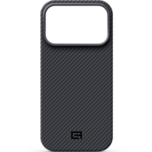 Чохол до мобільного телефона Armorstandart BlackIcon Aramid Twill MagCase Apple iPhone 18 Pro Black (ARM92840) зображення 1