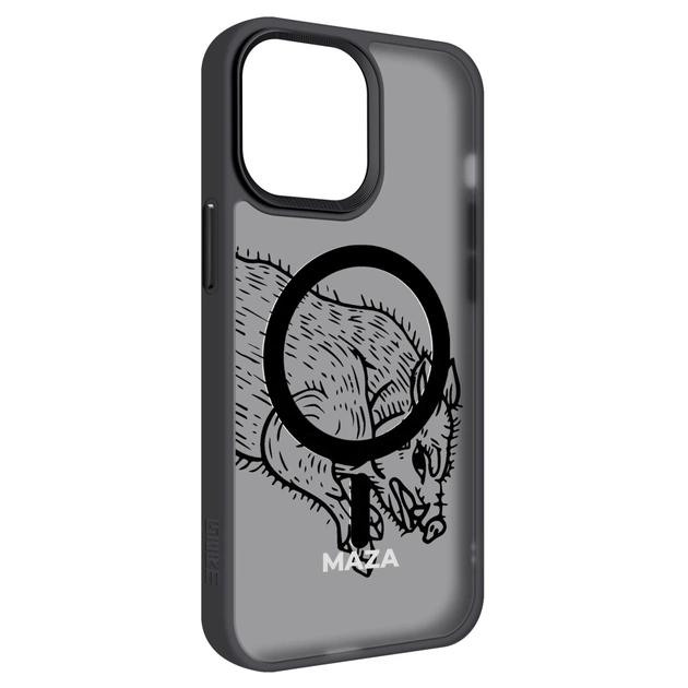 Чохол до мобільного телефона Armorstandart Uniq Magsafe Apple iPhone 15 Pro Max Maza Boar 2 Black (ARM76325) - изображение 1