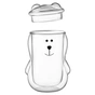 Набір склянок Ardesto Animals з кришкою 300 мл 2 шт прозорий (AR2630BBR) - зменшене зображення 2