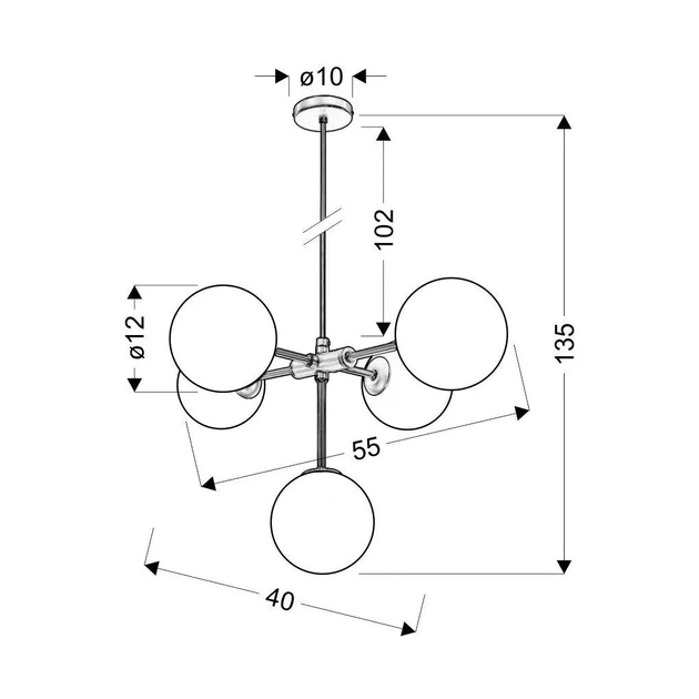 Люстра Candellux Mati (35-73778) - picture 3